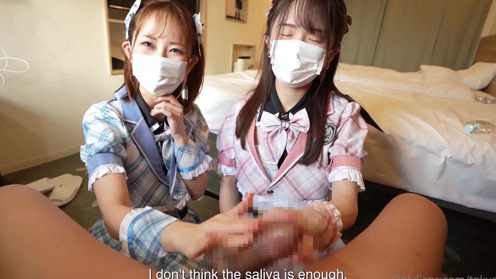 Onlyfans: The Highlights of Himarichan & Kiuchisan - A Schoolgirl Devil Handjob In Onlyfans Video