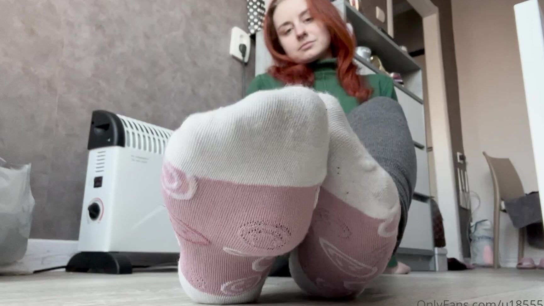 Watch Kathrynne Feetgoddess 01's Sweaty Socked Feet in Onlyfans Video