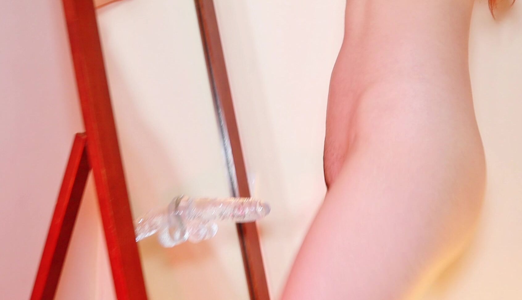 Lissa Brown Wam Show With Dildo And Mirror