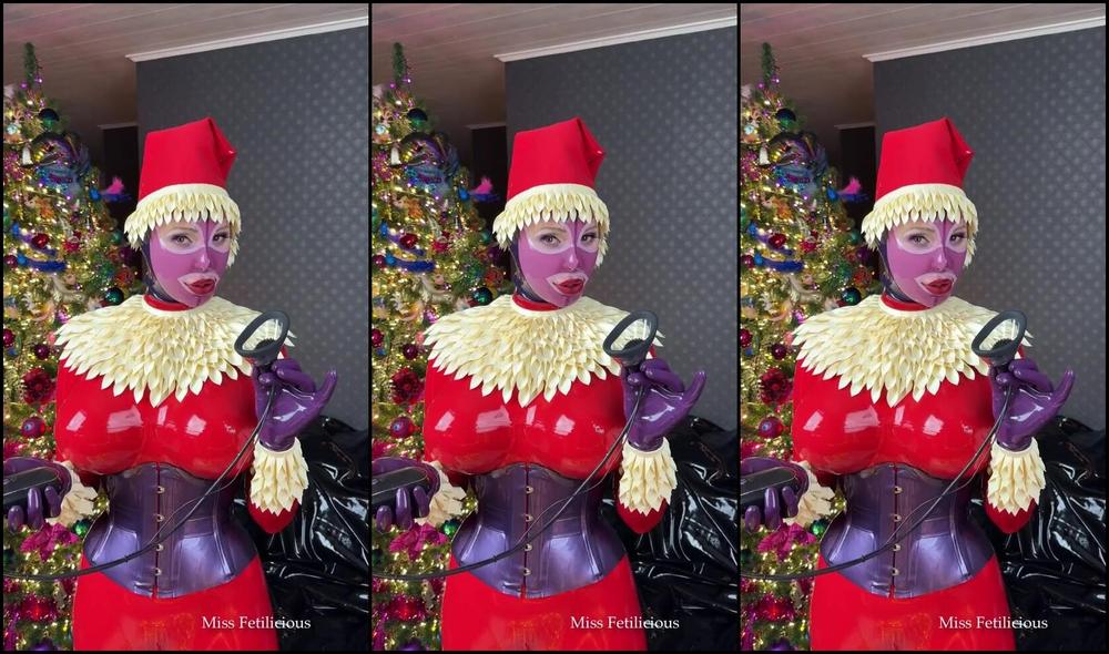 Miss Fetilicious & Onlyfans get naughty with Santa's new toy - 2025 Onlyfans Video