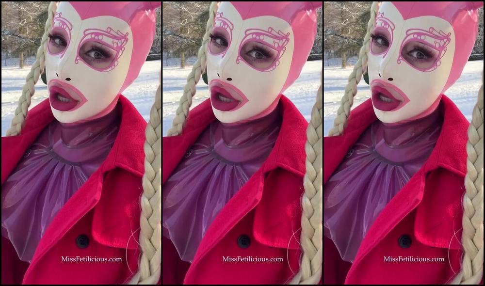 Miss Fetilicious: The Only Latex Lovers Will Be Astonished By Her struggles in onlyfans video