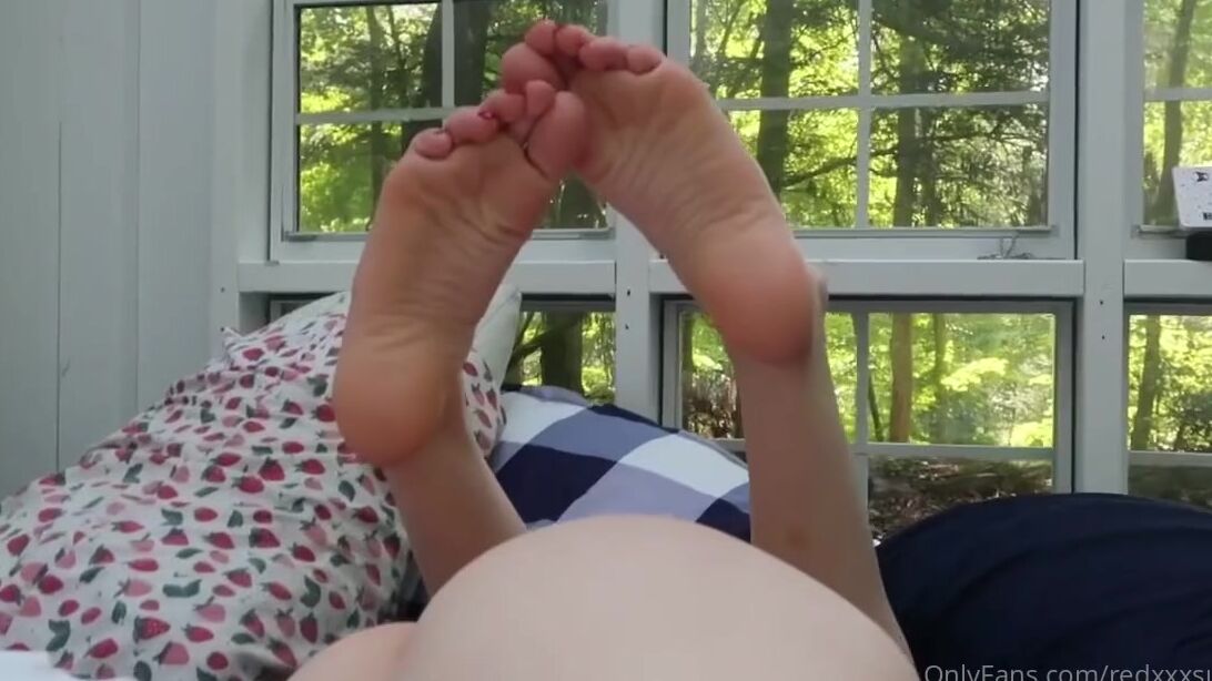 Zoe strawberry dominates and teases with her soft soles in Onlyfans Video