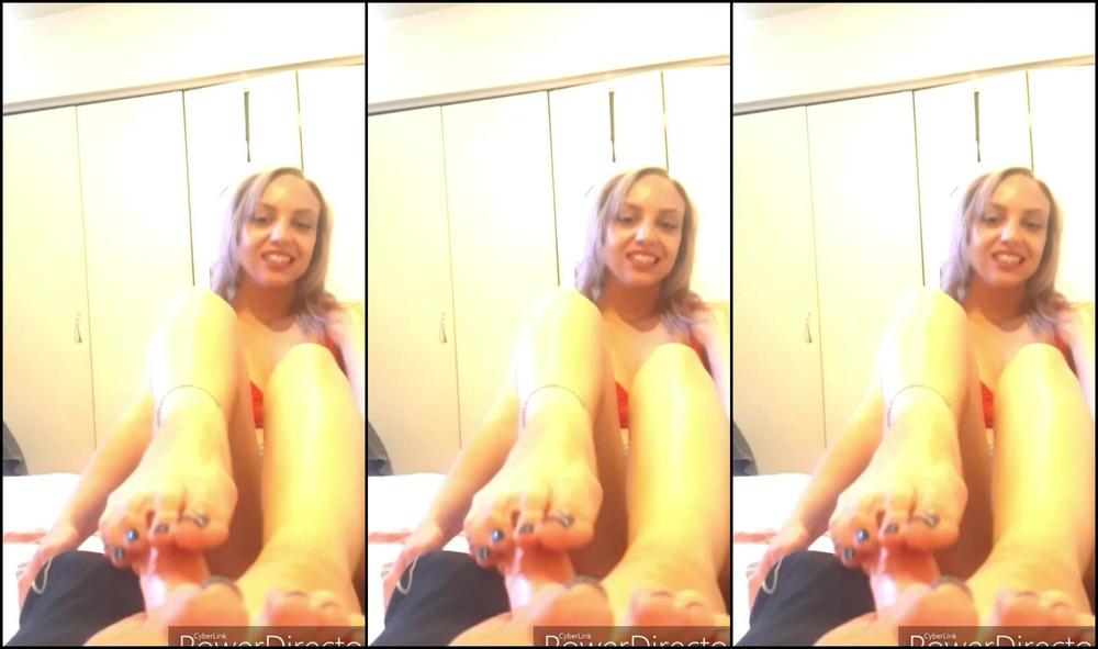 Princess Lexi's POV Footfetish Identification: Cum countdown, humiliate, and footjob to finish off your humiliation!