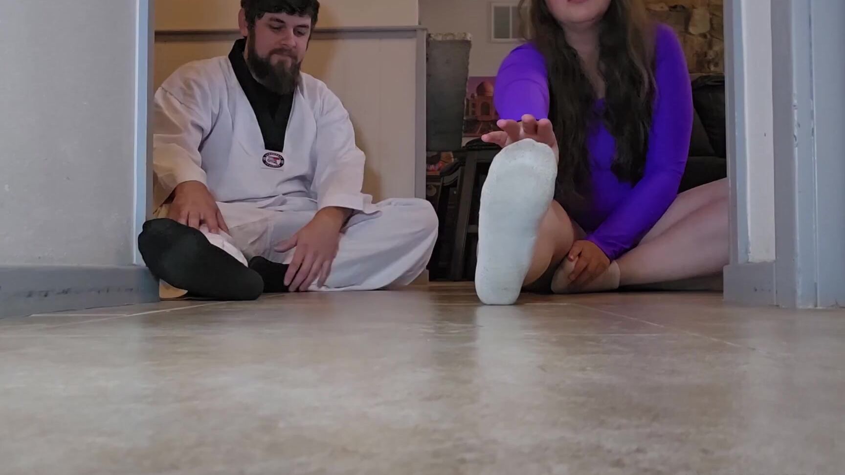 Lisa Asmr goes wild in Karate Gymnastic Onlyfans video Custom Rp