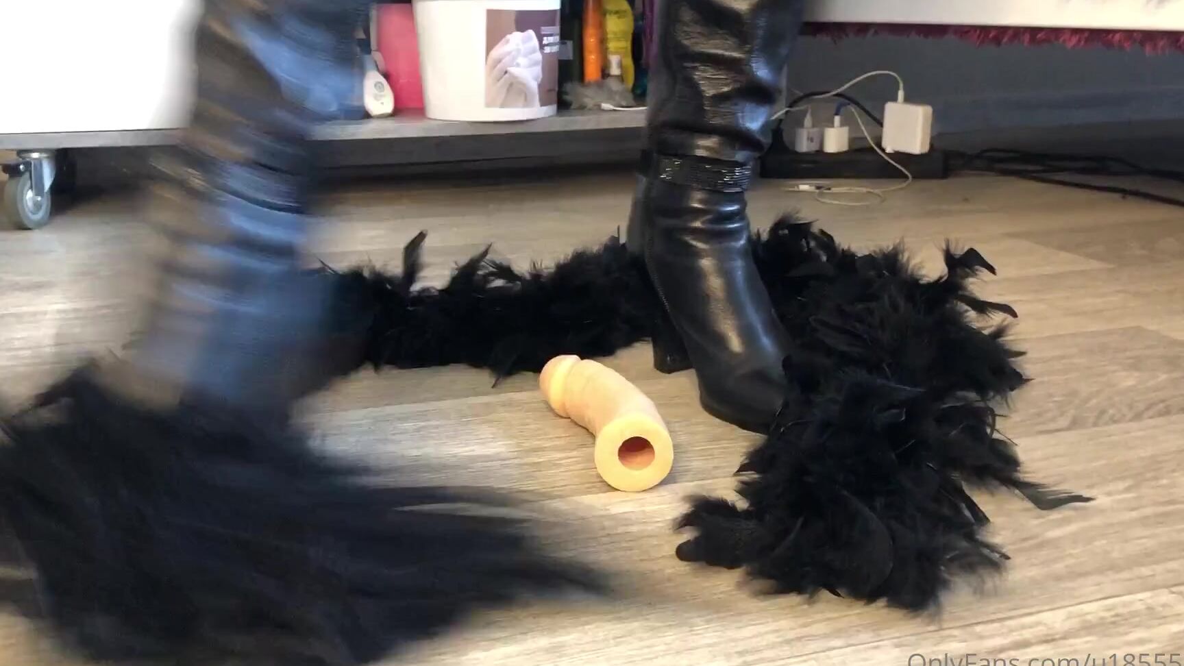 Watch kathrynne Feetgoddess's Onlyfans video, featuring a kinky femdom trampling and dildo play