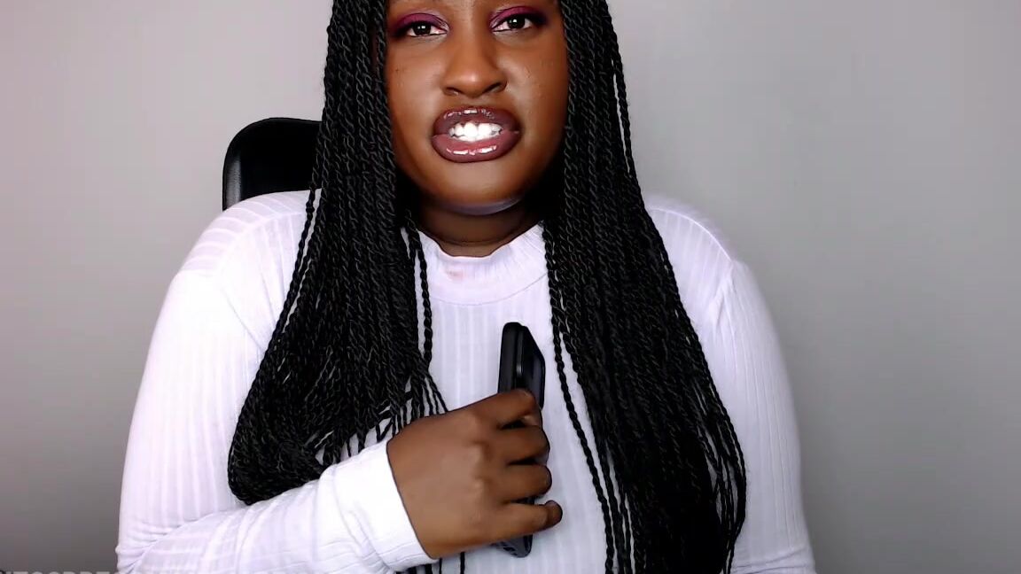 "UnfriendlyBlckHottie" arrogant woman, female domination, humiliation, role play, verbal humiliation Running Into your School Bully Manyvids