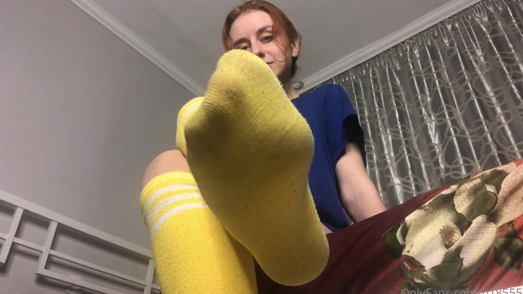 Watch Kathrynne Feetgoddess tease and strip in Onlyfans Video Socks video