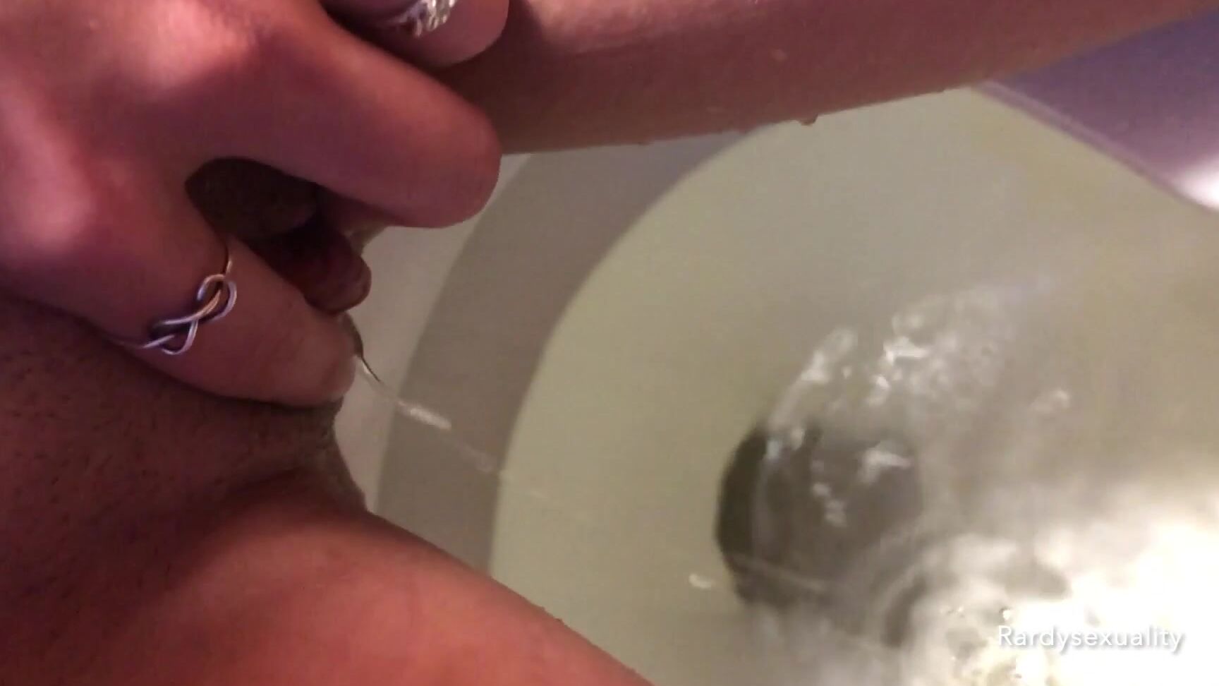 "Rardysexuality" bathroom, female desperation, pee, public outdoor, water sports needing to pee when out with friends Manyvids