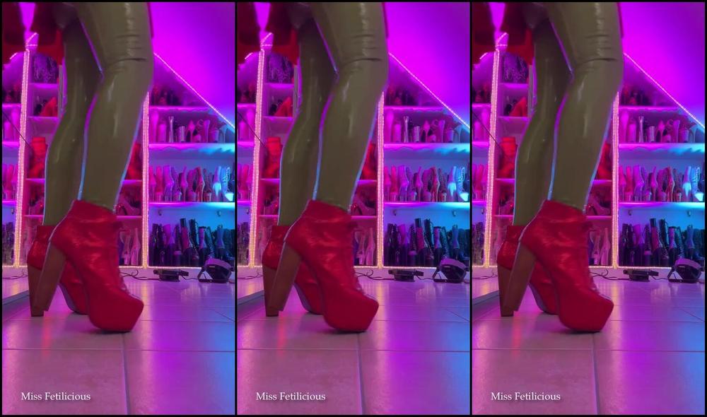 Miss Fetilicious is Nicknamed Nickatina and onlyfans is the shiny Christmas shoes