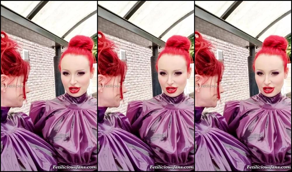 Latexrapture & Miss Fetilicious share hot sex in carwash onlyfans video