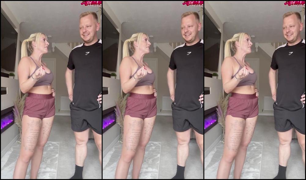 Emily Walters dominates hubby with her feet fetish & femdom skills on Onlyfans Video Day 23