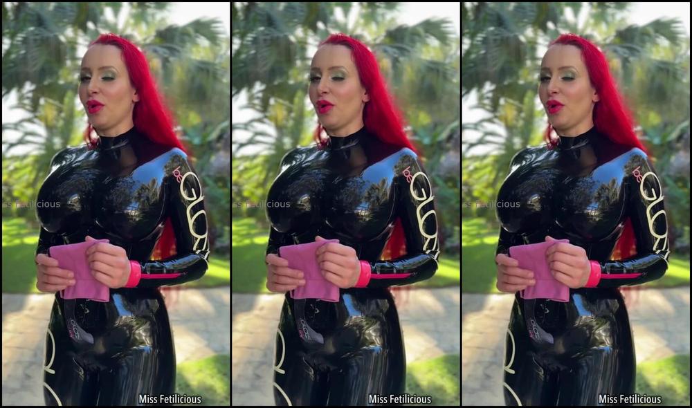 Miss Fetilicious gets kinky in her onlyfans video - Plunge Fetish