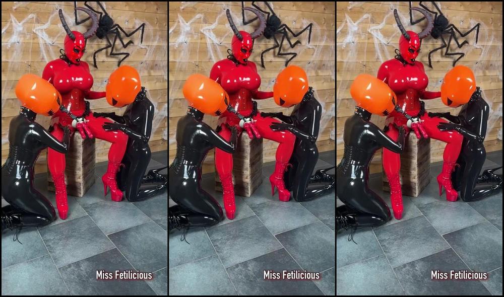 Miss Fetilicious Nicknamed Mfetilicious goes wild in Halloween clip onlyfans can see