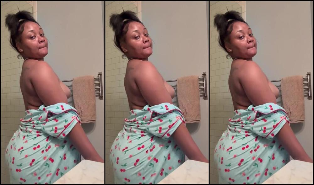 Onlyfans preview of a kinky strip video with a femdom twist