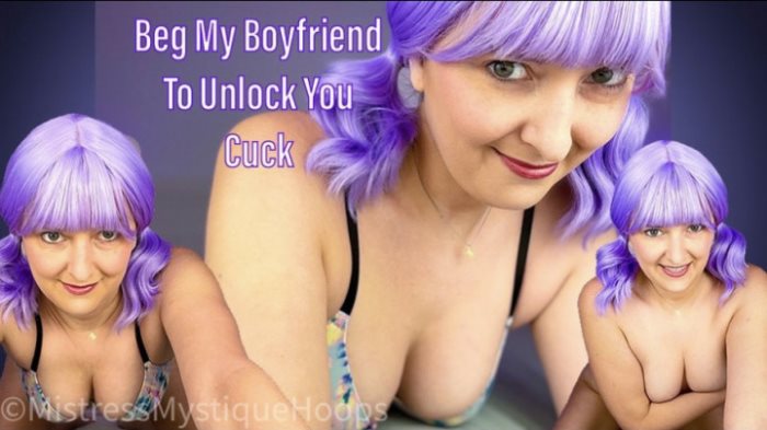 Poster for Clips4Sale Shop - Beg My Boyfriend To Unlock You Cuck - Mistressmystique - Humiliation, Femdompov