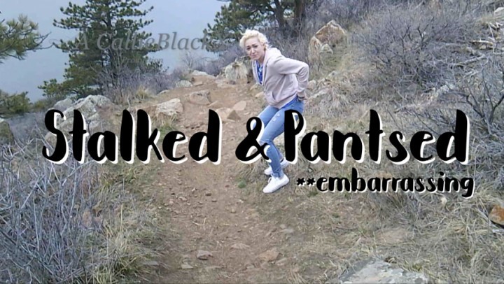 Poster for Manyvids Star - Callieblackx - Callieblackx Pantsing Fetish - Fetish, Public Nudity, Blonde (Блондинка)