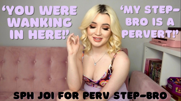 Poster for Lana Harding - Perv Step-Brother Caught Wanking Sph Joi - Manyvids Star - Sisters, Masturbation Humiliation (Лана Хардинг Мастурбация Унижение)