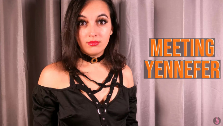 Poster for Meeting Yennefer - Manyvids Model - Summer Fox - Dildo Riding, Solo Female, Pov (Летняя Лиса)