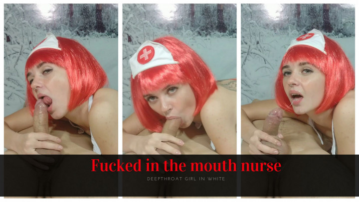 Poster for Lil Cosplay Slut - Manyvids Model - Fucked In The Mouth Nurse - Oct 11, 2019 - Nurse Play, Blowjob (Лил Косплей Шлюха Игра В Медсестру)