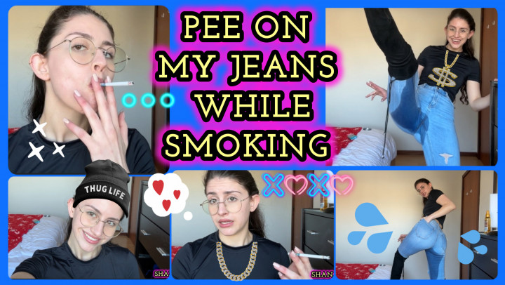 Poster for Manyvids Girl - Shanaxnow - Pee On My Jeans While Smoking Confession Makes Me Horny - Sfw, Jeansfetish, Smoking (Шанакснов)