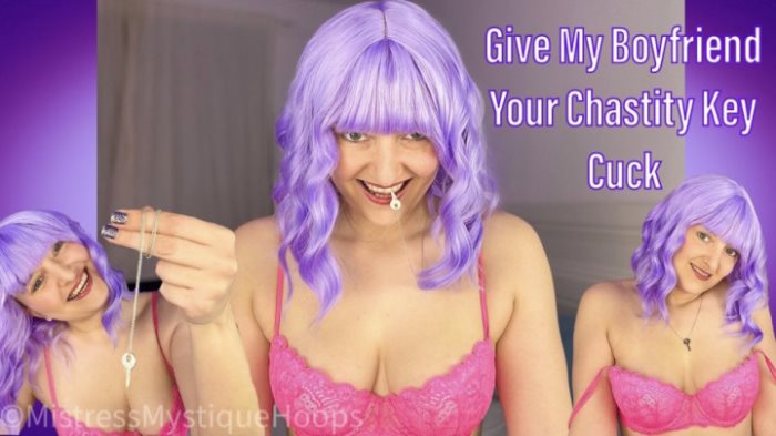 Poster for Clips4Sale Production - Mistressmystique - Give My Boyfriend Your Chastity Key Cuck - Keyholdingandchastity, Bratgirls