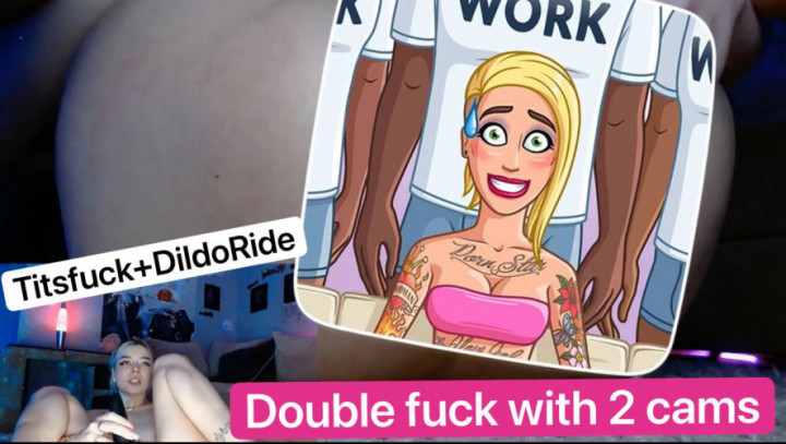 Poster for Doublefuck With 2 Cams - Jun 12, 2022 - Manyvids Girl - Maddiesunn - Solo Masturbation, Dildo Riding (Только Мастурбация)