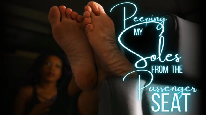 Poster for Peeping My Soles From The Passenger Seat - Clips4Sale Production - Cupcake Sinclair - Dirtyfeet, Footfetish (Кекс Синклер Грязные Ноги)