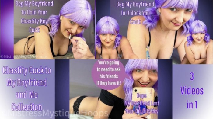 Poster for Chastity Cuck To My Boyfriend And Me Collection - Clips4Sale Girl - Mistressmystique - Cuckolding, Chastity, Chastitydevices (Рогоносец)