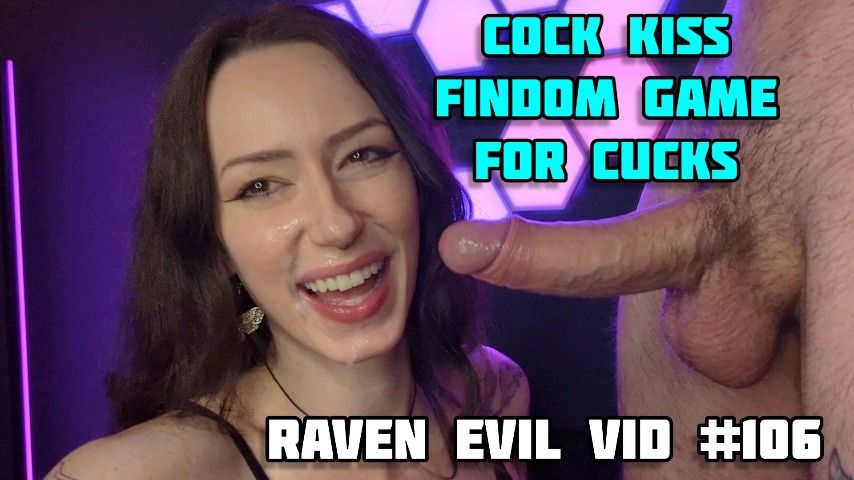 Poster for Cock Kiss Tip Game For Cucks - Manyvids Star - Ravenndick - Financial Domination, Cuckolding (Финансовое Господство)