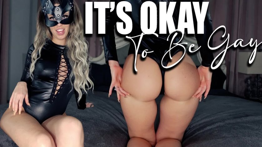 Poster for It'S Okay To Be Gay - Trinity Skye - Clips4Sale Shop - Female Domination, Jerk Off Instruction (Тринити Скай Женское Доминирование)