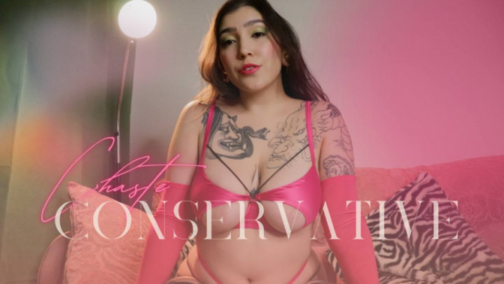 Poster for Manyvids Model - Devillishgoddess - Chaste Conservative By Devillish Goddess Ileana - Chastity, Femdompov