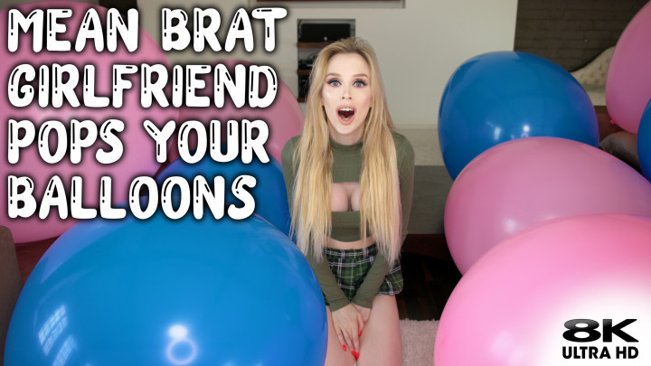 Poster for Mean Girlfriend Pops Looner Bfs Balloons - January 10, 2023 - Manyvids Star - Roxy Cox - Balloons B2P, Balloons, Kink (Рокси Кокс Воздушные Шары B2P)