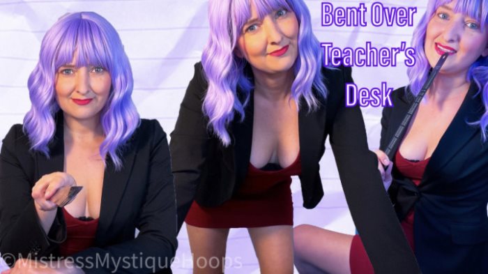 Poster for Bent Over Teacher'S Desk - Mistressmystique - Clips4Sale Girl - Humiliation, Teacherfetish