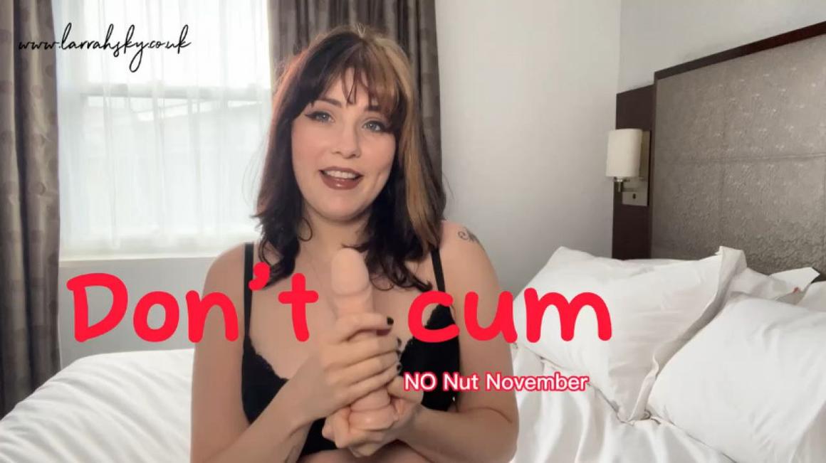 Poster for Manyvids Girl - Larah_Sky - Don'T Cum - Orgasm Denial, Femdom (Отказ От Оргазма)