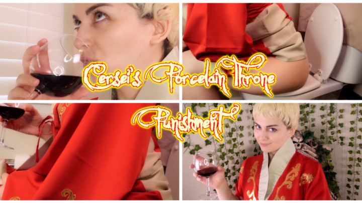 Poster for Ellie Idol - Manyvids Girl - Cersei'S Porcelain Throne Punishment - October 18, 2018 - Toilet Slavery, Cosplay (Элли Айдол Туалетное Рабство)