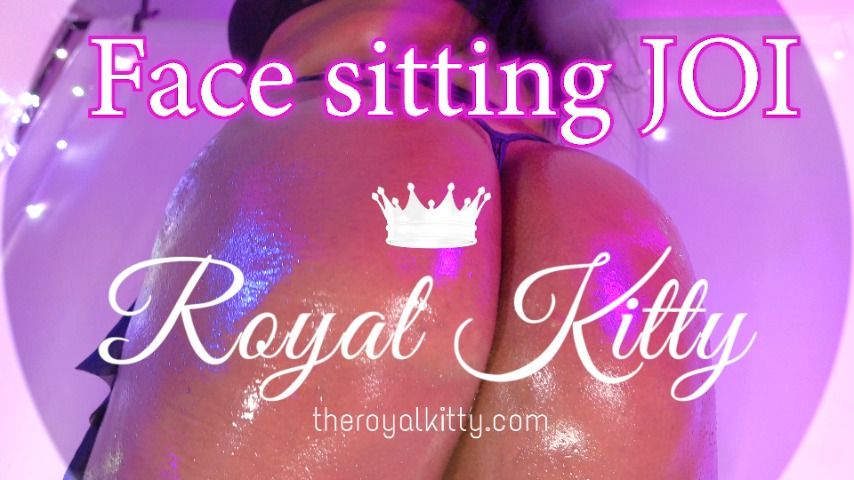 Poster for Theroyalkitty Face Sitting Joi - Manyvids Model - Theroyalkitty - Theroyalkitty, Ass Spreading, Ass Worship (Раздвигание Задницы)