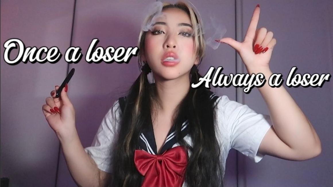 Poster for Once A Loser Always A Loser - Claudiahon - Manyvids Star - Cei, Humiliation (Клаудиахон)