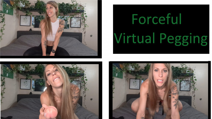 Poster for Pushed Virtual Pegging - Jan 15, 2023 - Manyvids Girl - The3Kins - Pegging, Strap-On, Female Domination (Женское Доминирование)