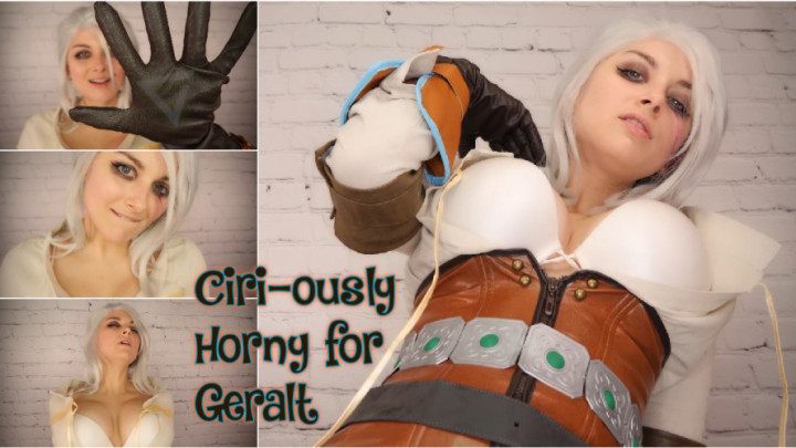 Poster for Ciri-Ously Horny For Geralt - October 09, 2020 - Manyvids Star - Ellie Idol - Pov, Magic Control (Элли Айдол Магический Контроль)