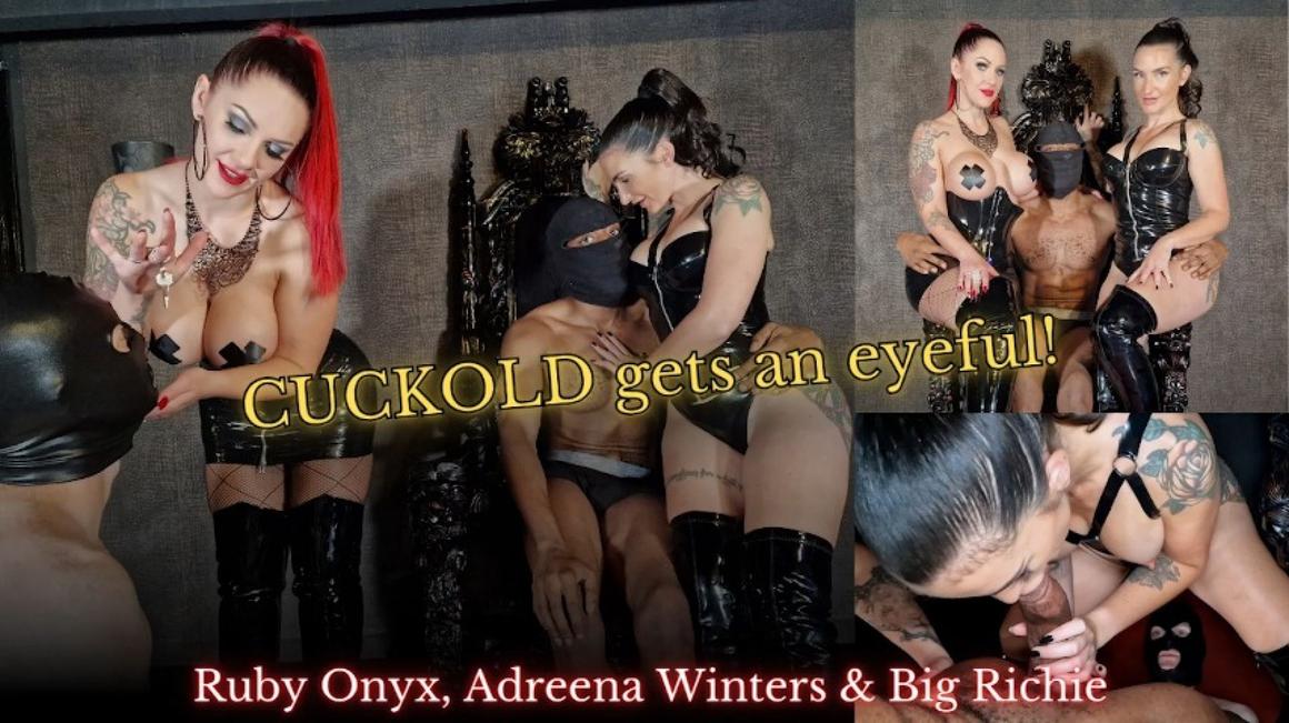 Poster for Cuckold Gets An Eyeful - Ruby_Onyx - Manyvids Girl - Bbc, Cumeatinginstruction, Femdom (Фемдом)