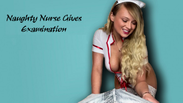 Poster for Manyvids Girl - Naughty Nurse Gives Exam - Peachyskye - Role Play, Nurse Play (Игра В Медсестру)