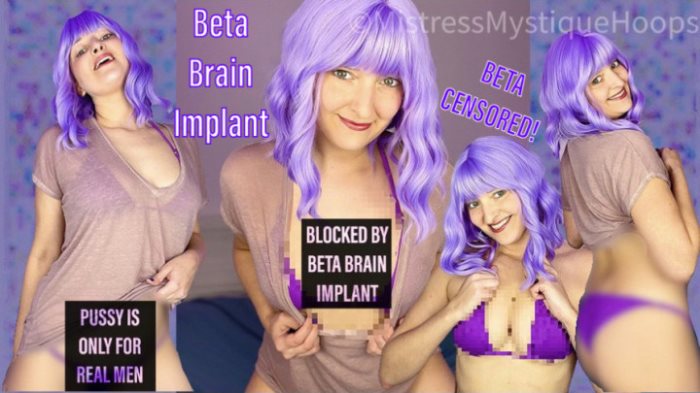 Poster for Mistressmystique - Clips4Sale Star - Beta Brain Ilant - Beta Censored - Teaseanddenial, Humiliation (Унижение)