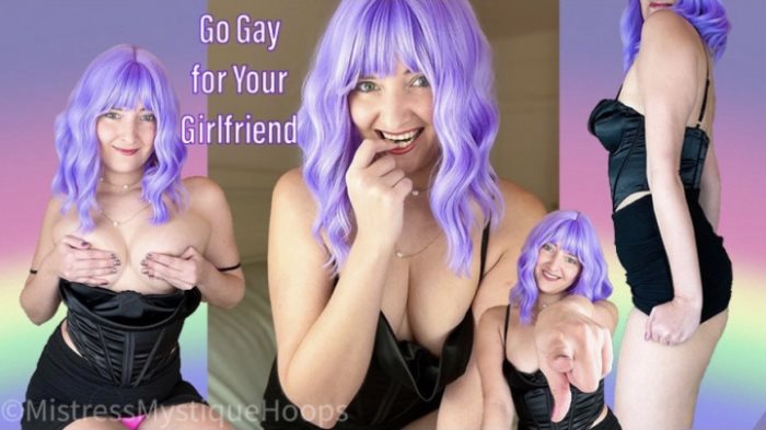 Poster for Clips4Sale Girl - Go Gay For Your Girlfriend - Mistressmystique - Makemebi, Femdompov, Humiliation (Макемеби)