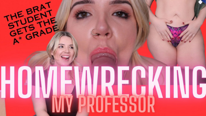 Poster for Homewrecking My Professor - Custom Name - Annascotx - Manyvids Model - Schoolgirl, Povsex, Oldermanyoungerwomen