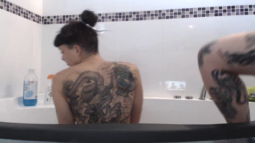 Poster for Manyvids Girl - Worship 2 Goddess Having A Bath - Gypsy Maya - Body Worship, Tattoos, Lesbian Domination (Цыганка Майя Татуировки)