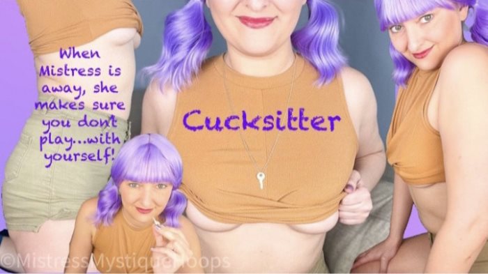 Poster for Mistressmystique - Cucksitter - Clips4Sale Shop - Femdompov, Chastity