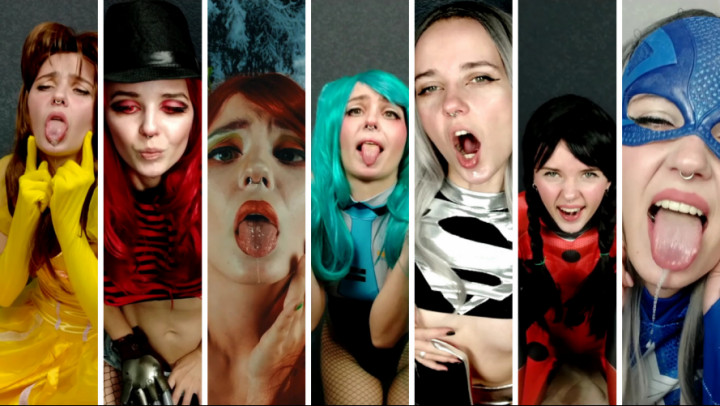 Poster for Lil Cosplay Slut - Manyvids Girl - Ahegao Face Cosplay Compilation Vol.3 - Jan 31, 2022 - Silly Faces, Ahegao (Лил Косплей Шлюха Ахегао)