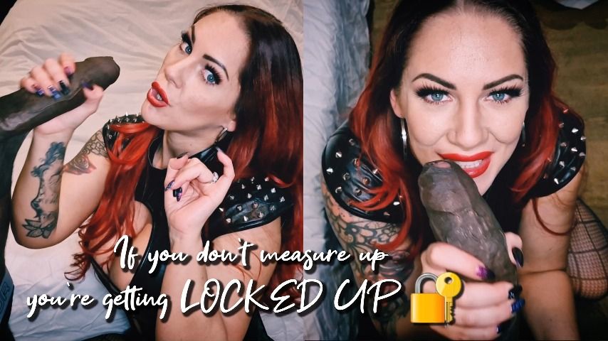 Poster for Don'T Measure Up Then Get Locked Up - Manyvids Star - Ruby_Onyx - Blowjob, Bbc