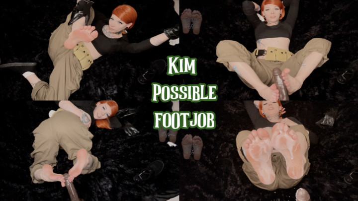 Poster for Kim Possible Footjob - Tetra69 - Manyvids Model - Cosplay, Bbc (Тетра69 Косплей)