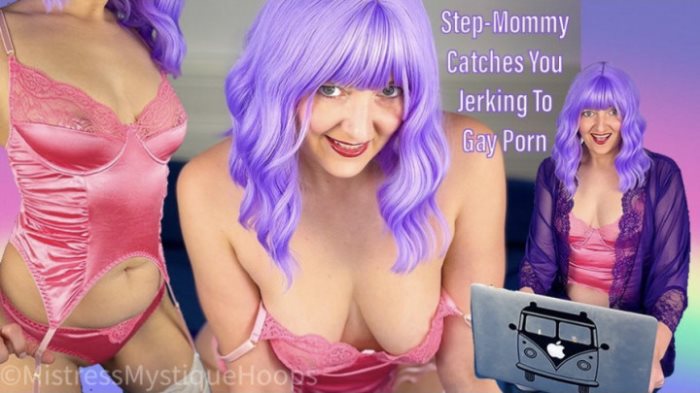 Poster for Step-Mommy Catches You Jerking To Gay Porn - Mistressmystique - Clips4Sale Model - Femdompov, Makemebi, Bicurious (Макемеби)